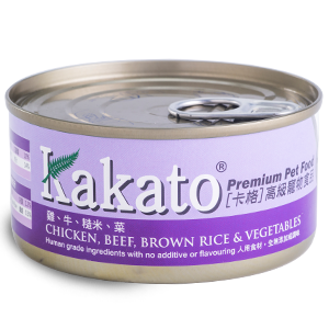 Kakato 卡格 雞 牛 糙米 菜 70g